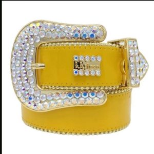 AAAA Replica BB Simon Rhinestone Cross Hip-Hop Punk Belt.