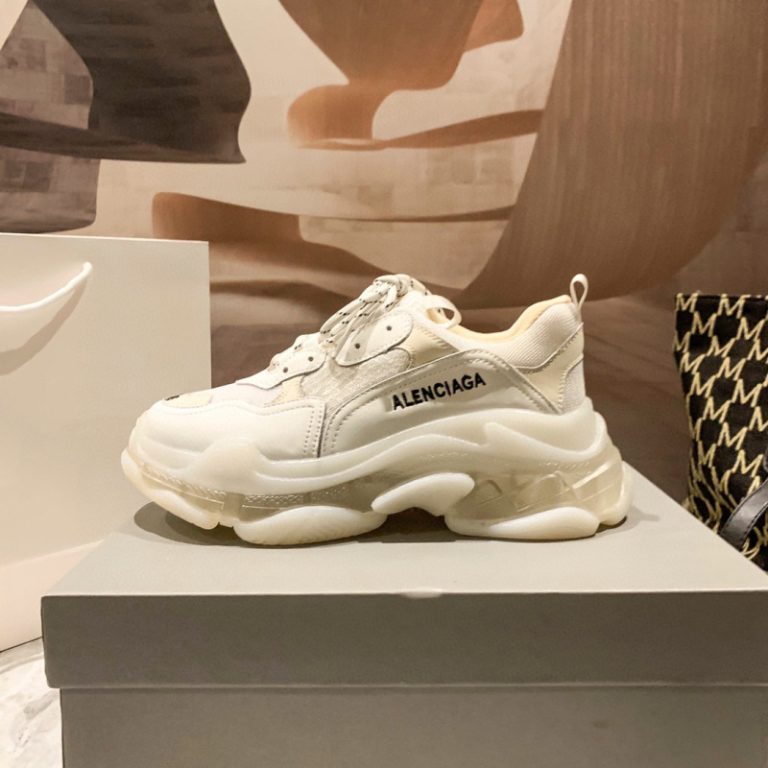 AAAA Replica Balenciaga Men And Women Air Cushion Jelly Thick Bottom Casual Sports Shoes Sneakers