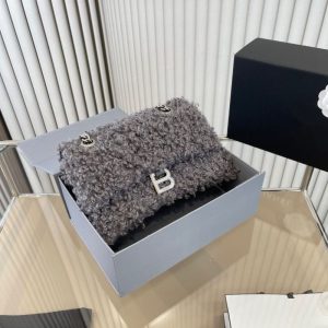 AAAA Replica Balenciaga Plush Shoulder Bag