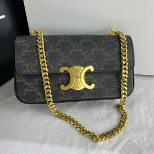 AAAA Replica Celine Chain Triomphe Crossbody Bag