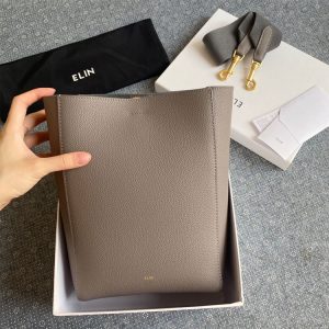 AAAA Replica Celine Cowhide Large Capacity Tote Bag Bucket Bag