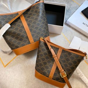 AAAA Replica Celine Monogram Retro Large-Capacity Bucket Bag