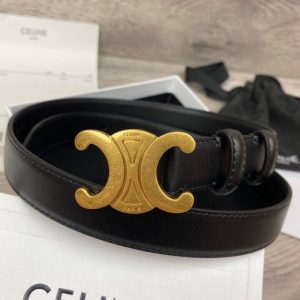 AAAA Replica Celine Triumphal Leather Belt