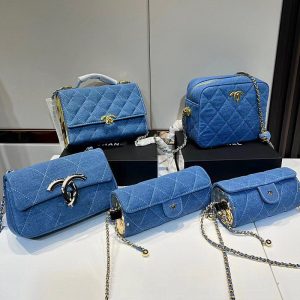 AAAA Replica | Chanel 19Bag Denim Flap Messenger Square Bag