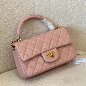 AAAA Replica | Chanel 22Pcf Handle Mini Messenger Chain Bag