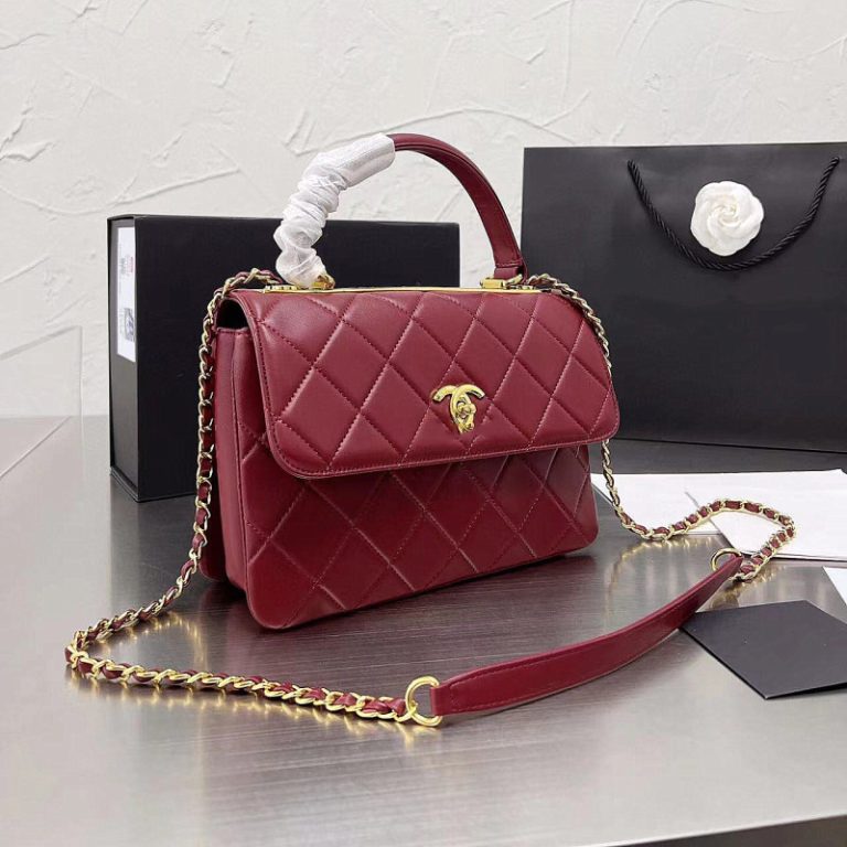 AAAA Replica | Chanel Cf Caviar Pattern Cowhide Leather Trendy Cc Portable Diagonal Bag