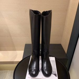 AAAA Replica Chanel Chunky Heel Boots