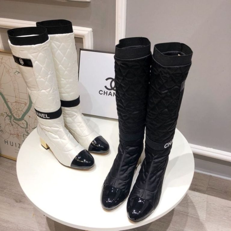 AAAA Replica Chanel Chunky Heel Boots