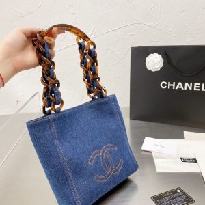 AAAA Replica Chanel Trendy Large Denim Tote Bag