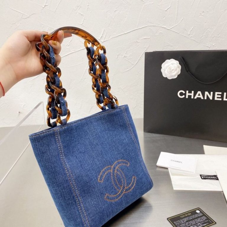 AAAA Replica Chanel Trendy Large Denim Tote Bag