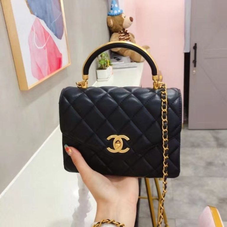 AAAA Replica Chanel Vintage Double Chain Shoulder Bag