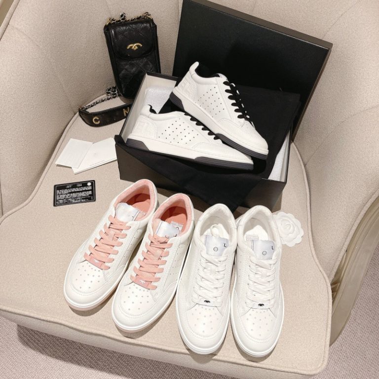 AAAA Replica Chanel Women Casual Sports Panda White Sneakers