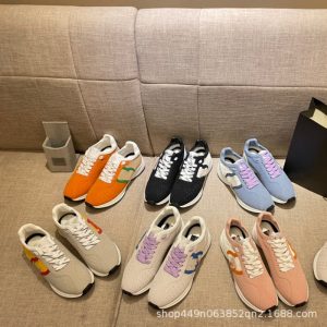 AAAA Replica Chanel Women Color Matching Suede Breathable Mesh Sneakers