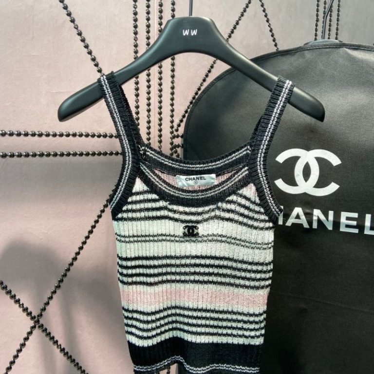 AAAA Replica Chanel Women Fashion Stripe Knit Camisole