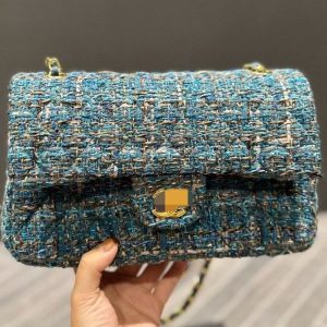 AAAA Replica Chanel Woolen Chain Shoulder Bag