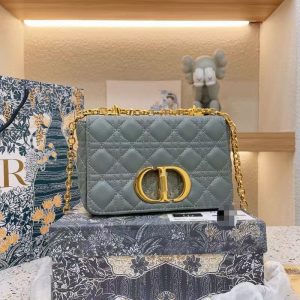 AAAA Replica Dior Fashion Solid Cannage Chain Shoulder Bag