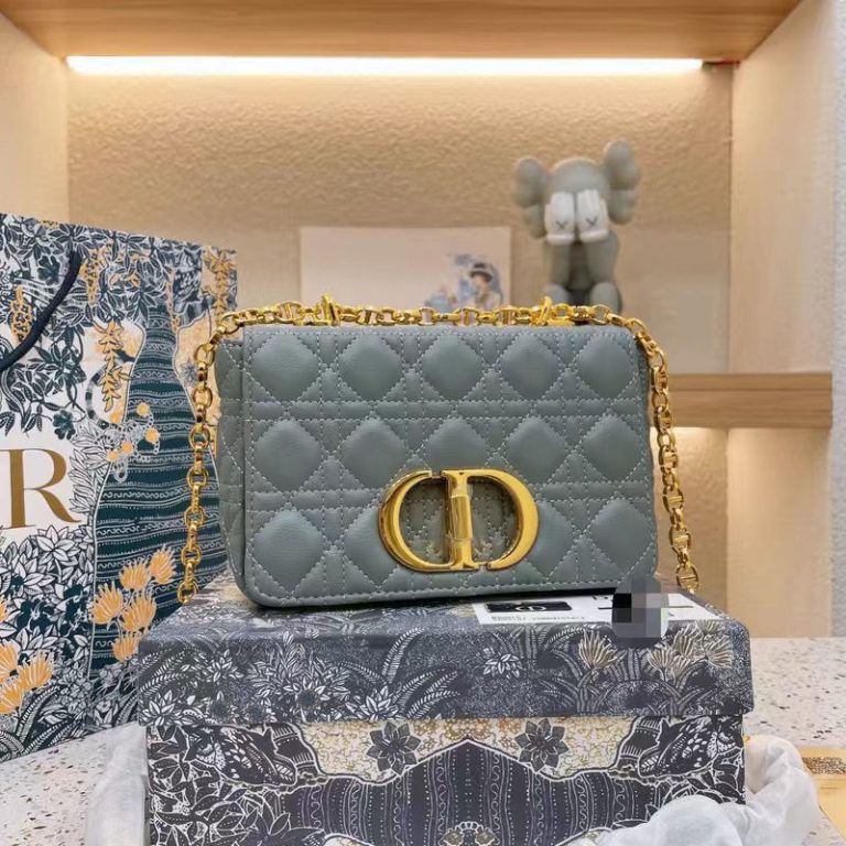 AAAA Replica Dior Fashion Solid Cannage Chain Shoulder Bag