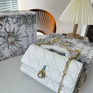 AAAA Replica Dior Fashion Solid Chain Shoulder Bag