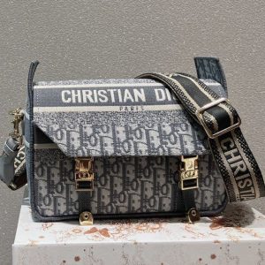 AAAA Replica Dior Vintage Embroidered Shoulder Bag