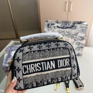 AAAA Replica Dior Vintage Zip Shoulder Bag