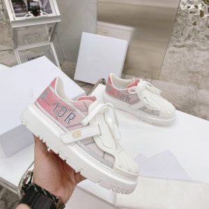 AAAA Replica Dior Women Fashion Stitching Platform Sneakers