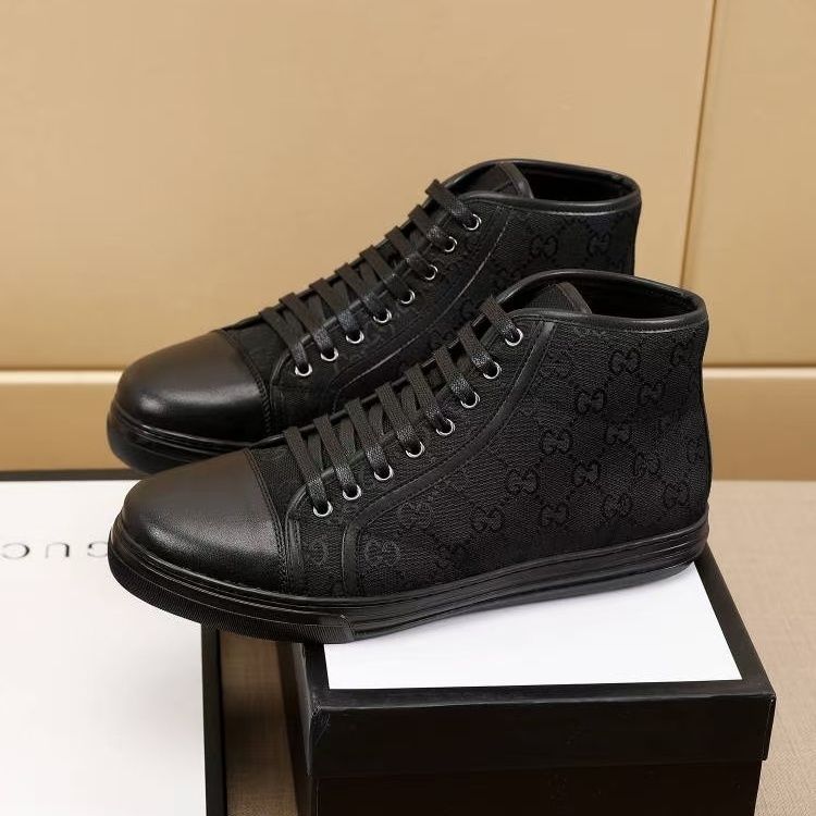 AAAA Replica Gucci Casual High Top Men Shoes