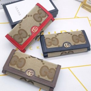 AAAA Replica Gucci Fashion Leather Wallet
