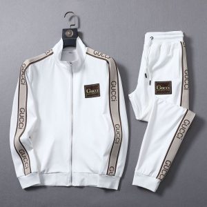 AAAA Replica Gucci Letter Embroidered Men Suit
