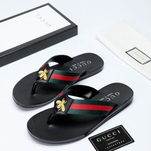 AAAA Replica Gucci Men Casual Flat Flip Flops