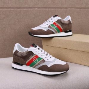 AAAA Replica Gucci Men Fashion Stitching Sneakers