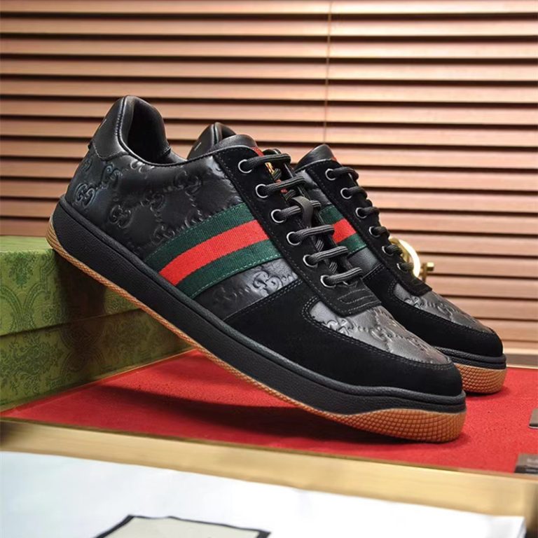 AAAA Replica Gucci Men Surface Low-Top Skate Sneakers