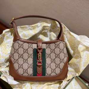 AAAA Replica Gucci Underarm Bag In Vintage Denim Canvas