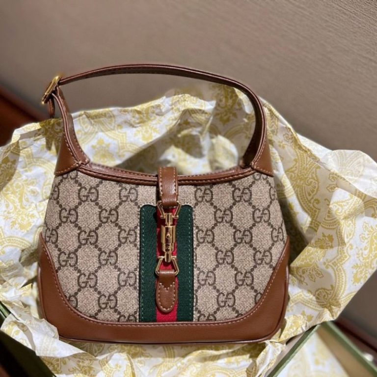 AAAA Replica Gucci Underarm Bag In Vintage Denim Canvas