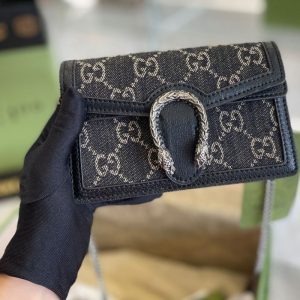 AAAA Replica Gucci Vintage Print Fashion Shoulder Bag