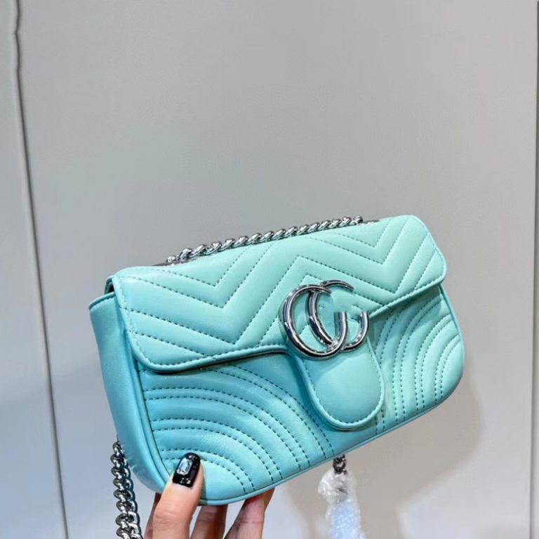 AAAA Replica Gucci Women Marmont Mini Chain Messenger Bag