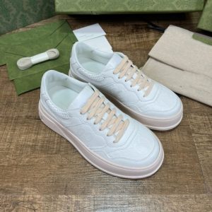 AAAA Replica Gucci Women Men Thick Bottom Color Matching Sneakers