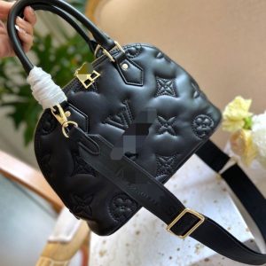 AAAA Replica Louis Vuitton Classic Solid Stitched Shell Bag