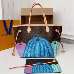 AAAA Replica Louis Vuitton Large Capacity Vintage Shoulder Tote Bag