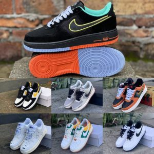 AAAA Replica Nike Air Force 1 Men Shoes Graffiti AF1 Low-Top Casual Sneakers