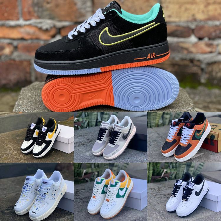 AAAA Replica Nike Air Force 1 Men Shoes Graffiti AF1 Low-Top Casual Sneakers