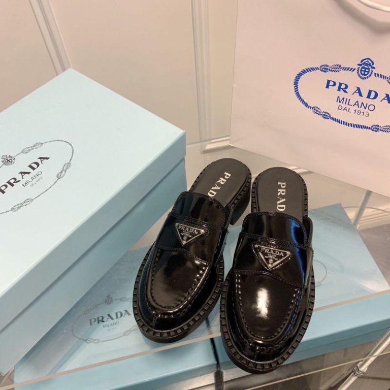 AAAA Replica Prada Fashion Leather Mules