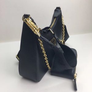 AAAA Replica Prada Women Underarm Leather Shoulder Messenger Vintage Bag