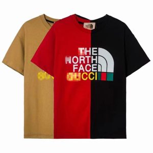 AAAA Replica The North Face Gucci Short-Sleeved Men T-Shirt