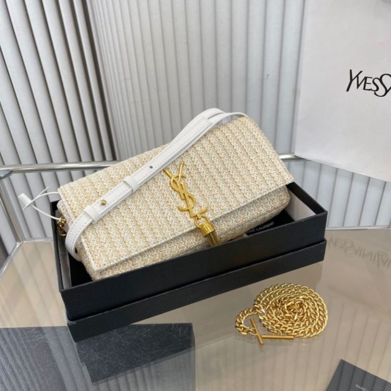 AAAA Replica YSL Fashion Tassel Straw Shoulder Bag