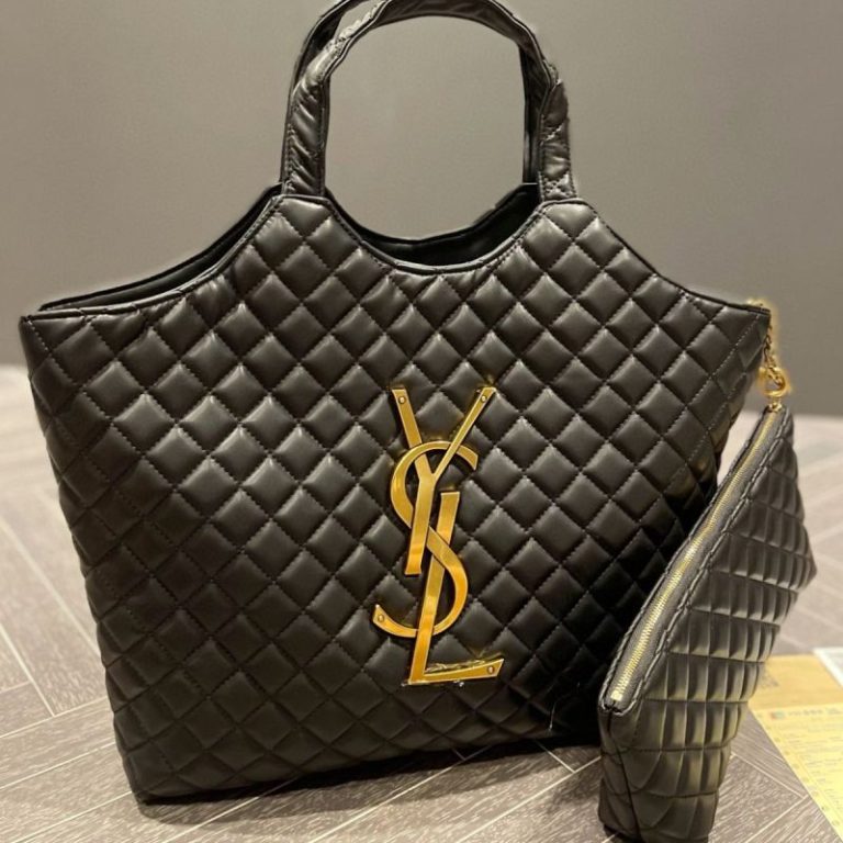 AAAA Replica YSL Icare 2022 New Leather Women Fashion Casual Quilted Shopping Tote Bag