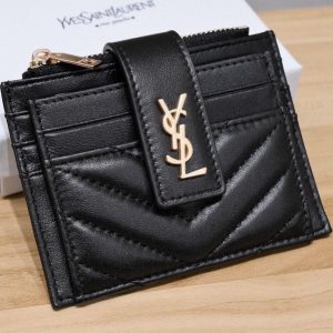 AAAA Replica YSL Multifunctional Large Capacity Thin Wallet