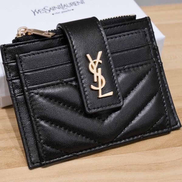 AAAA Replica YSL Multifunctional Large Capacity Thin Wallet