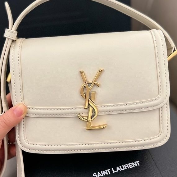 AAAA Replica YSL Pure Leather Fashion All-Match Retro One-Shoulder Messenger Tofu Bag