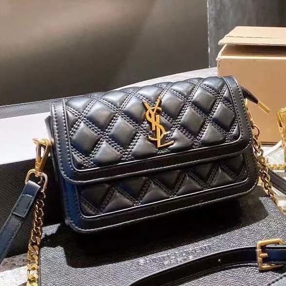 AAAA Replica YSL Vintage Solid Chain Shoulder Bag