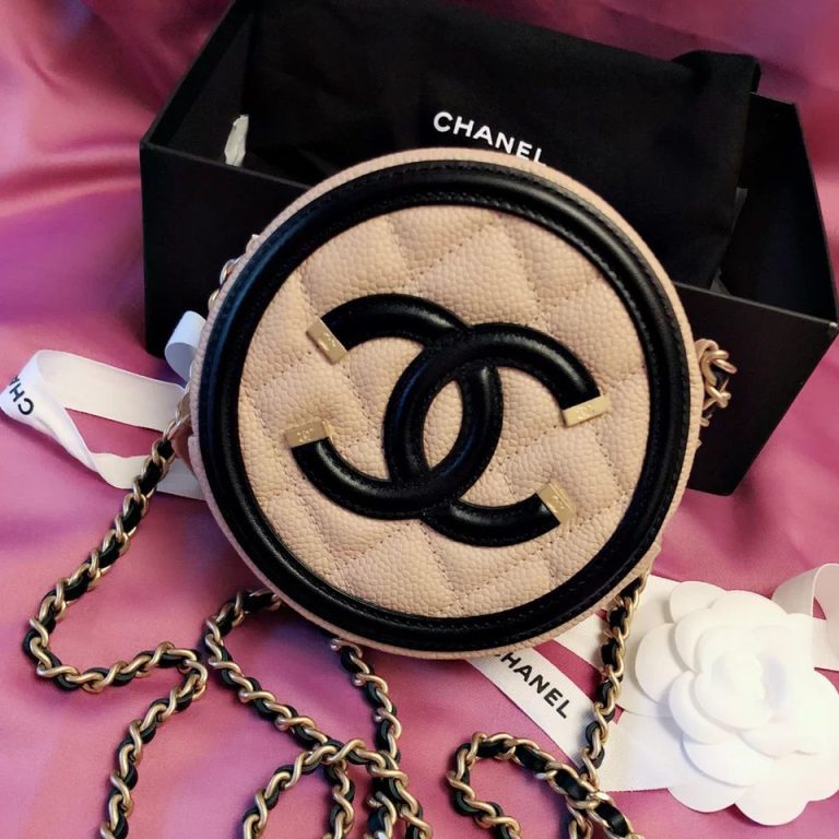 AAAA?Replica?|?Chanel Round Cake Bag Retro Temperament Chain Small Round Bag